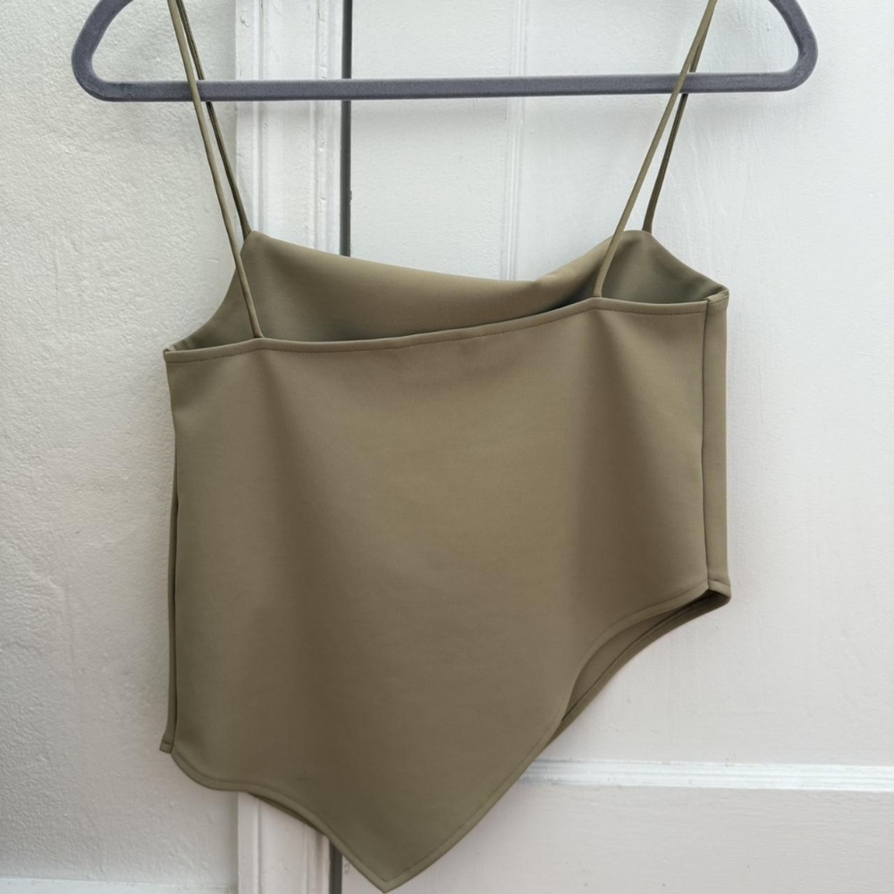 Zara Olive Camisole Top